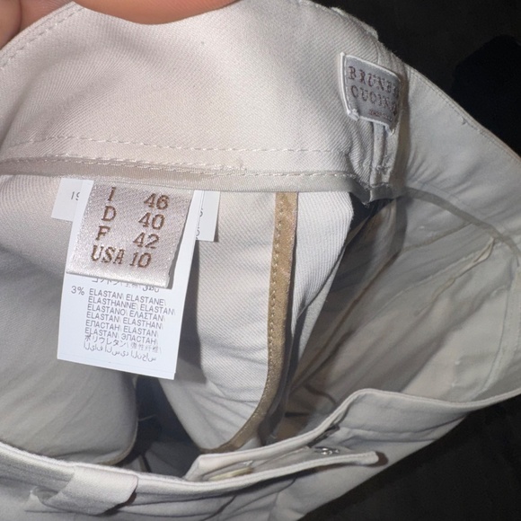 BRUNELLO CUCINELLI beige pant - Picture 5 of 5